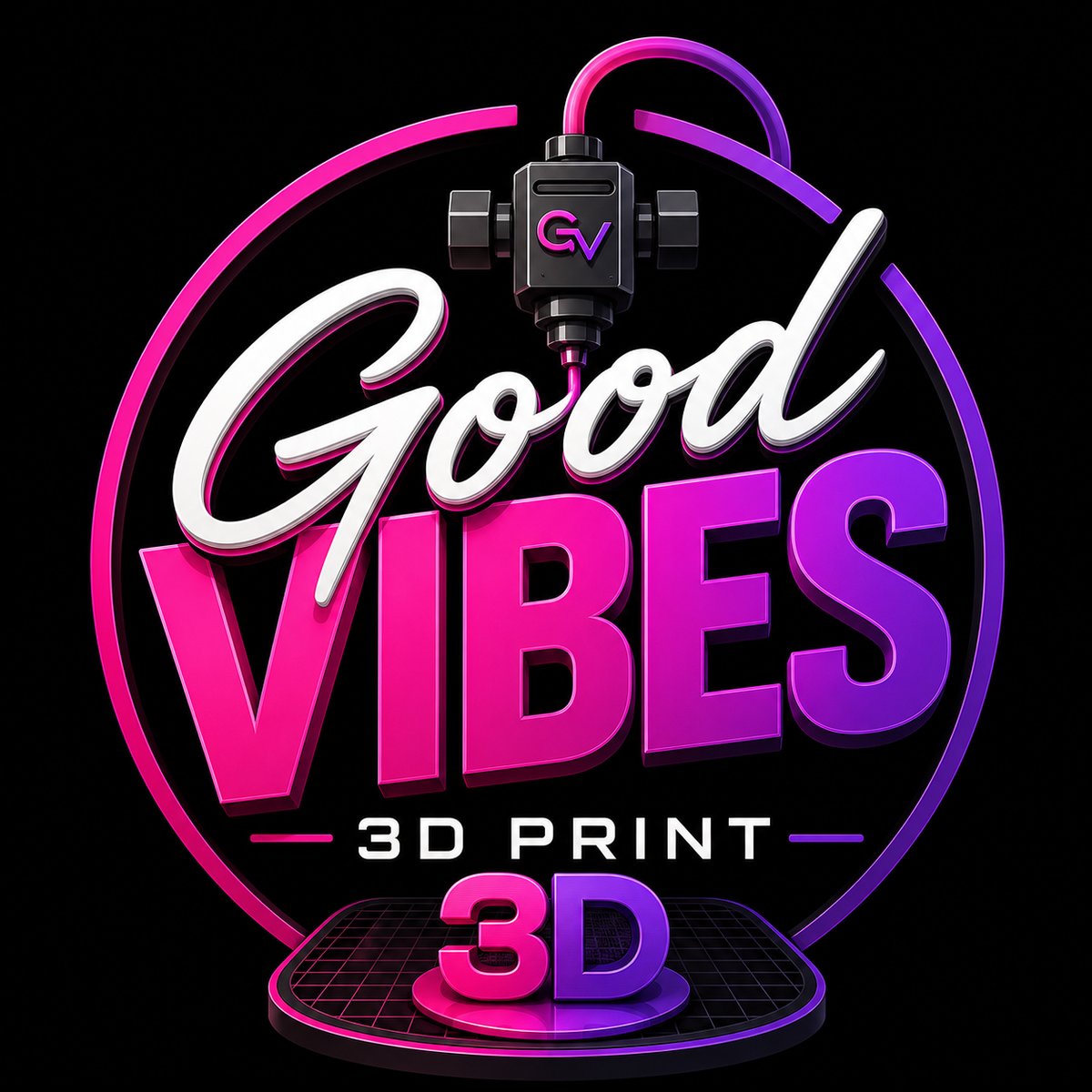 GoodVibes3D logo oficial