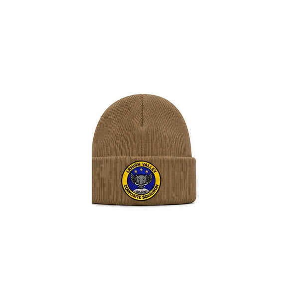 Lehigh Valley Composite Squadron beanie - coyote brown