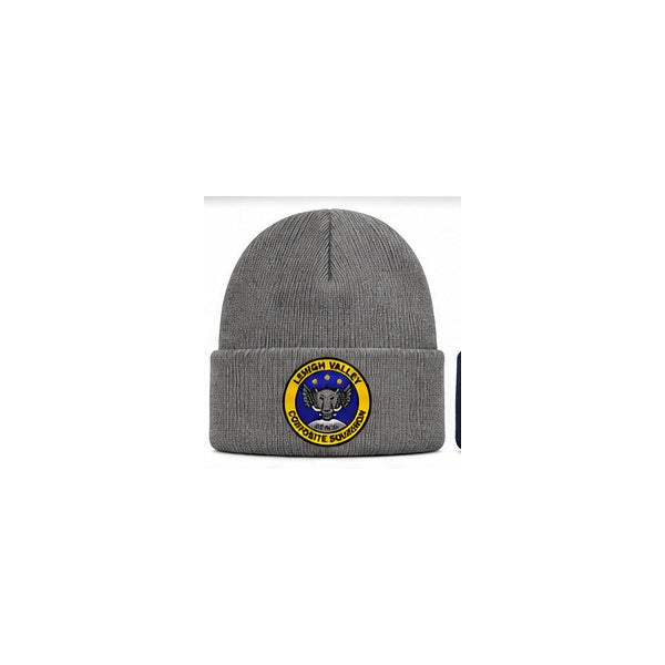 Lehigh Valley Composite Squadron beanie - heather gray