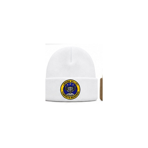 Lehigh Valley Composite Squadron beanie - white
