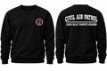 Sweatshirt negro CAP frente y espalda